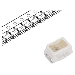 LED SMD Mini PLCC2 galben 4,5÷18mcd 2,3x1,3x1,4mm 60° 15mA | Electronic-mag.ro | Componente Electronice