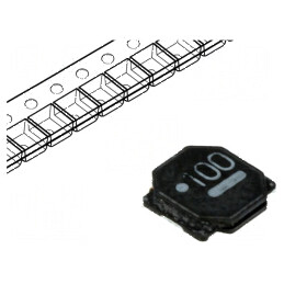 Inductor SMD 10uH 900mA 0,25Ω 4,9x4,9x1mm | Electronic-mag.ro | Componente Electronice