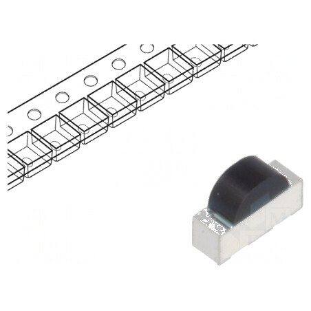 Fotodiodă IR PIN SMD 920nm 780-1050nm 150° plată neagră | Electronic-mag.ro | Componente Electronice