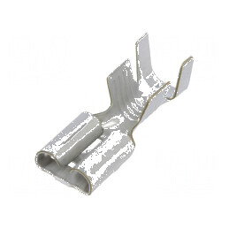 Terminal plat 6,3mm mamă 4÷6mm2 crimpat pe cablu drept | Electronic-mag.ro | Componente Electronice
