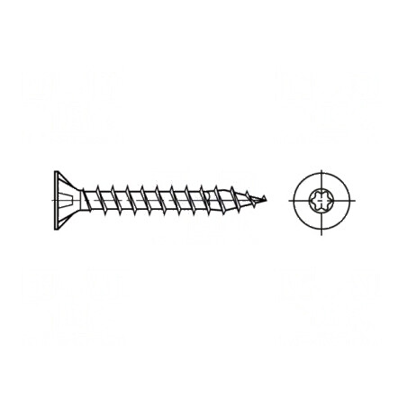 Şurub pentru lemn 3,5x25 Torx TX15 SPAX Øcap 7mm | Electronic-mag.ro | Componente Electronice