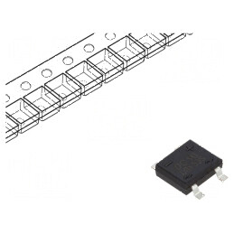 Punte redresoare monofazată Urmax 200V 1,5A 50A DB-1S | Electronic-mag.ro | Componente Electronice