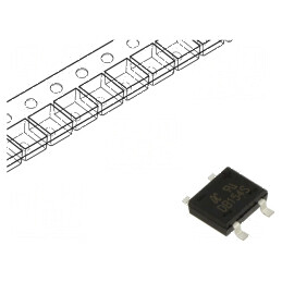 Punte redresoare monofazat Urmax 400V 1,5A 50A DB-1S | Electronic-mag.ro | Componente Electronice