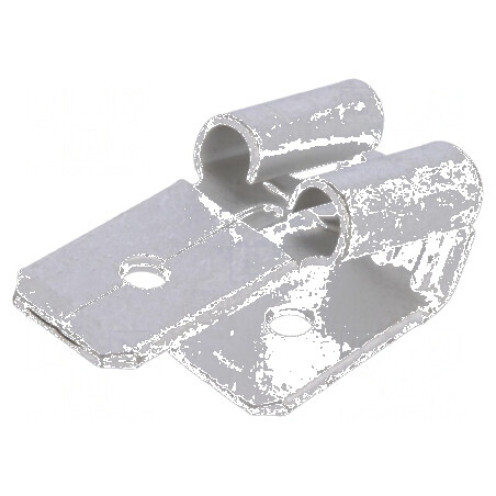 Terminal plat 6,3mm 0,8mm 1 x mamă 2 x tată neizolat | Electronic-mag.ro | Componente Electronice