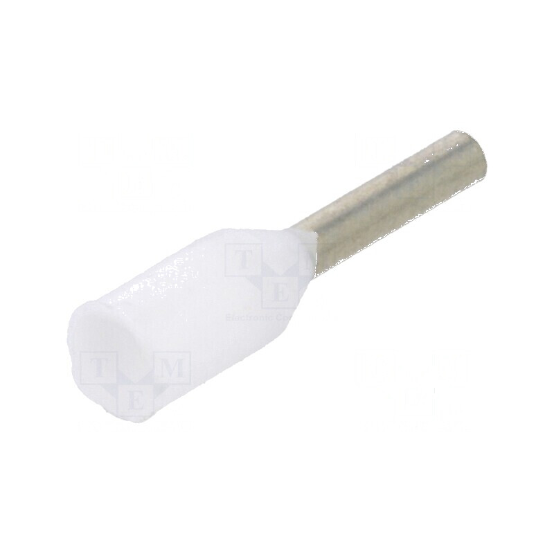 Vârf tub de capăt izolată cupru 0,5mm2 6mm cositorit crimpat | Electronic-mag.ro | Componente Electronice Vârf tub de capăt izolată cupru 0,5mm2 6mm cositorit crimpat | Electronic-mag.ro | Componente Electronice