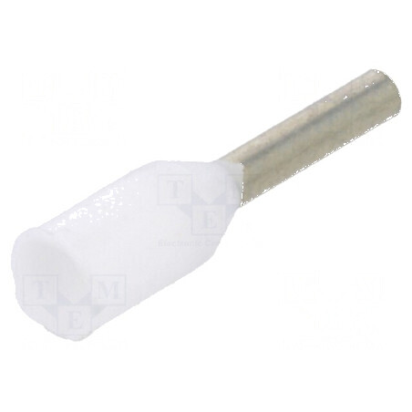 Vârf tub de capăt izolată cupru 0,5mm2 6mm cositorit crimpat | Electronic-mag.ro | Componente Electronice