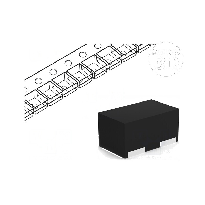 Diodă TVS 40W 4-10V 6A unidirecțională DFN2 0,5pF | Electronic-mag.ro | Componente Electronice Diodă TVS 40W 4-10V 6A unidirecțională DFN2 0,5pF | Electronic-mag.ro | Componente Electronice
