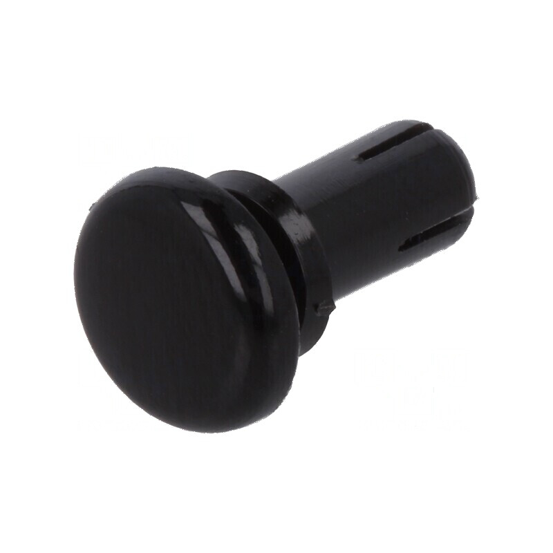 Diblu poliamidă 8mm, diametru orificiu montare 4,1mm, negru | Electronic-mag.ro | Componente Electronice Diblu poliamidă 8mm, diametru orificiu montare 4,1mm, negru | Electronic-mag.ro | Componente Electronice