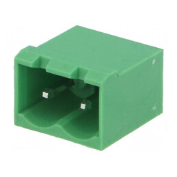 Regletă de conexiuni deconectabilă 5,08mm 2 piste drept tată | Electronic-mag.ro | Componente Electronice