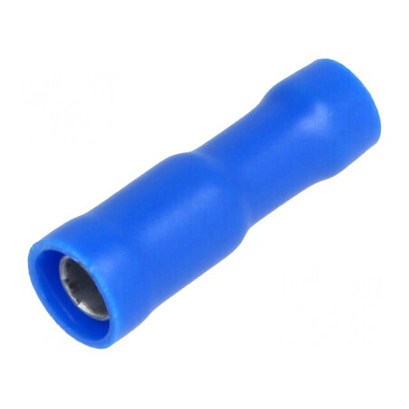 Terminal rotund mamă Ø 4mm 1,5÷2,5mm² crimpat pe cablu | Electronic-mag.ro | Componente Electronice