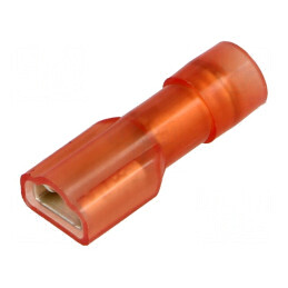 Terminal plat 4,8mm mamă 0,25-1,5mm² crimpat pe cablu | Electronic-mag.ro | Componente Electronice
