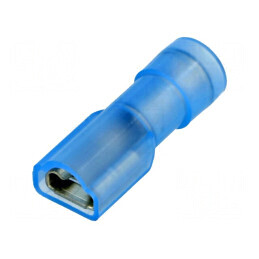 Terminal plat 4,8mm mamă 1,5-2,5mm² crimpat pe cablu | Electronic-mag.ro | Componente Electronice