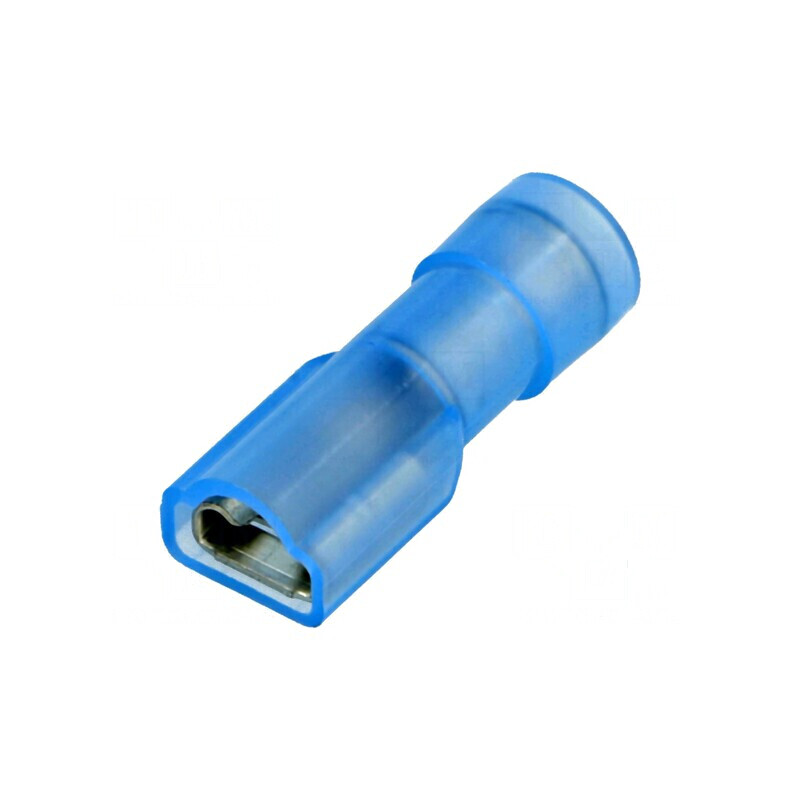 Terminal plat 4,8mm mamă 1,5-2,5mm² crimpat pe cablu | Electronic-mag.ro | Componente Electronice