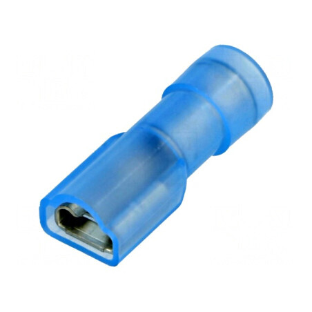Terminal plat 4,8mm mamă 1,5-2,5mm² crimpat pe cablu | Electronic-mag.ro | Componente Electronice