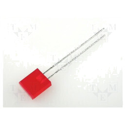 LED dreptunghiular roșu 7x2,3mm 3,2÷12,5mcd 110° 20mA | Electronic-mag.ro | Componente Electronice
