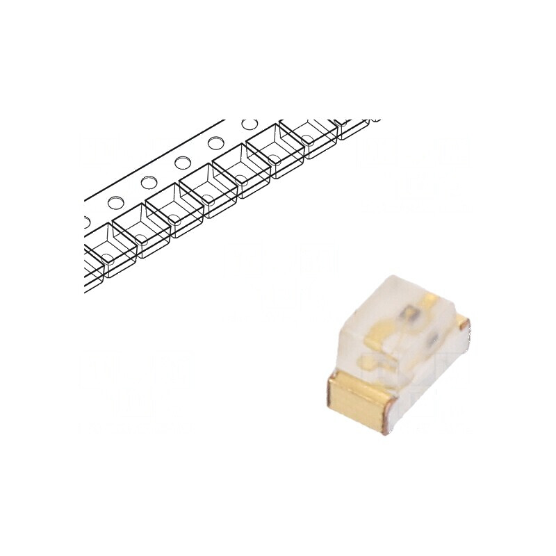 LED SMD 0603 Portocalie 180-300mcd 1,6x0,8x1,1mm 120° 20mA | Electronic-mag.ro | Componente Electronice