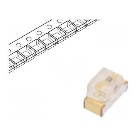 LED SMD 0603 Portocalie 180-300mcd 1,6x0,8x1,1mm 120° 20mA | Electronic-mag.ro | Componente Electronice