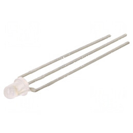 LED 3mm galben/verde 45° convex 3 term | Electronic-mag.ro | Componente Electronice
