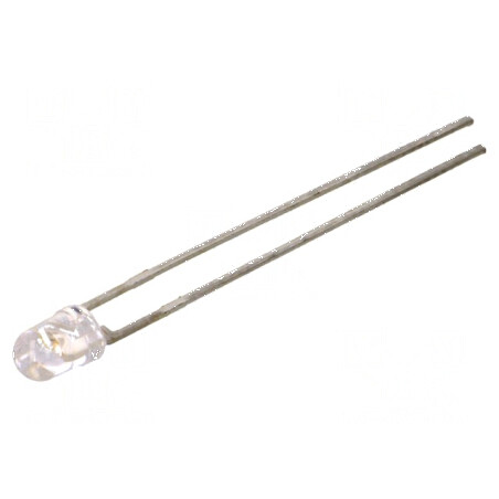 LED 3mm Verde 599-3000mcd 45° Convex 2,54-4V | Electronic-mag.ro | Componente Electronice