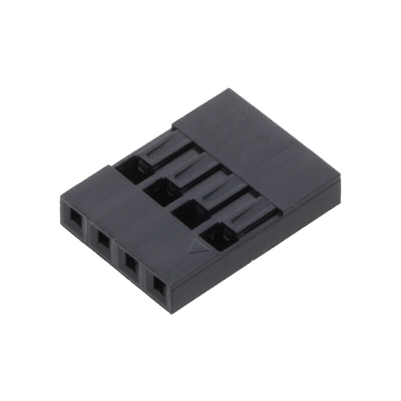 Conector mufă mamă 2,54mm 4 pini fără contacte | Electronic-mag.ro | Componente Electronice