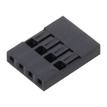 Conector mufă mamă 2,54mm 4 pini fără contacte | Electronic-mag.ro | Componente Electronice