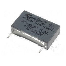 Condensator polipropilenă X2 R46 22nF 18x5x11mm THT ±20% | Electronic-mag.ro | Componente Electronice