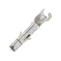 Pin mamă alamă cositorit 0,5-2mm² 20AWG-14AWG 6,35mm în vrac | Electronic-mag.ro | Componente Electronice