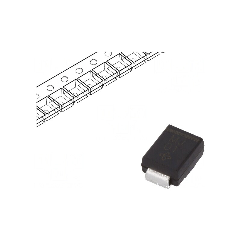 Diodă redresoare SMD 600V 1A 75ns DO214AA, SMB Ufmax 1,05V | Electronic-mag.ro | Componente Electronice