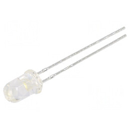 LED 5mm alb rece 16500-20000mcd 20° | Electronic-mag.ro | Componente Electronice