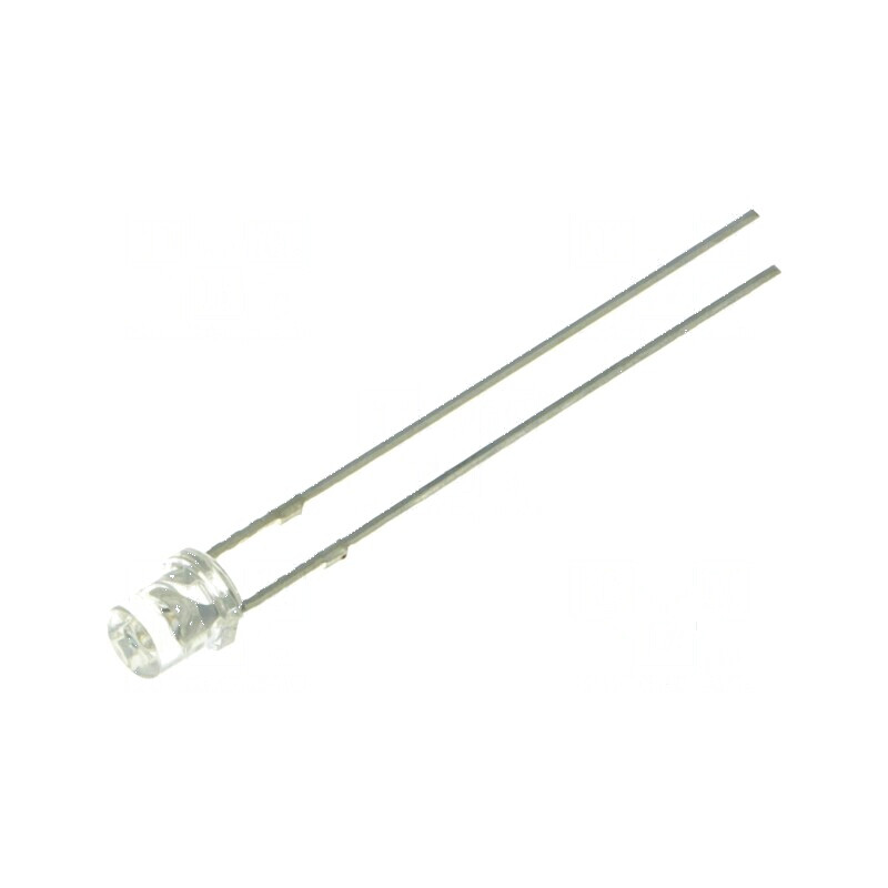 LED 3mm albastru 330-500mcd 140° plat | Electronic-mag.ro | Componente Electronice