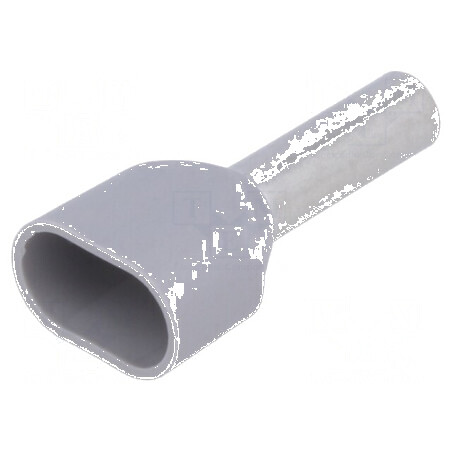 Vârf tub de capăt izolată dublă cupru 4mm² 12mm cositorit | Electronic-mag.ro | Componente Electronice