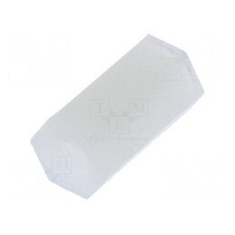 Piuliță distanțieră filetată hexagonală M3 11mm din poliamidă | Electronic-mag.ro | Componente Electronice