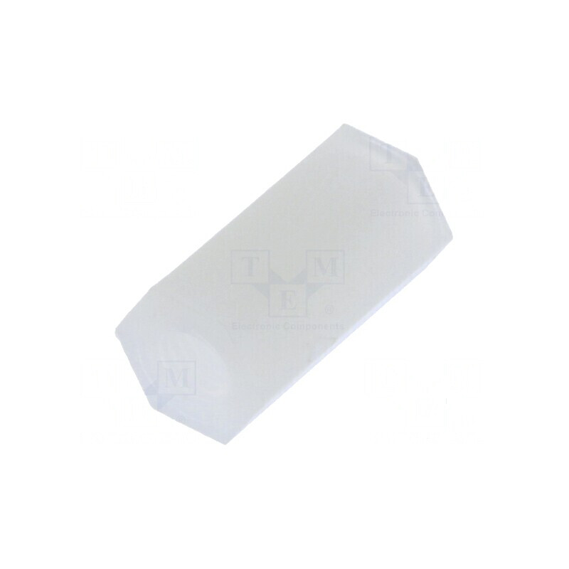 Piuliță distanțieră filetată hexagonală M3 11mm din poliamidă | Electronic-mag.ro | Componente Electronice Piuliță distanțieră filetată hexagonală M3 11mm din poliamidă | Electronic-mag.ro | Componente Electronice