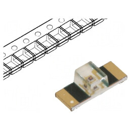 LED SMD 1305 roșie 3,4x1,25x1,1mm 20mA 60mW | Electronic-mag.ro | Componente Electronice