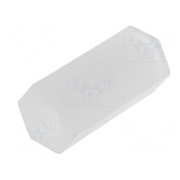 Piuliță distanțieră filetată poliamidă M3 12,7mm | Electronic-mag.ro | Componente Electronice