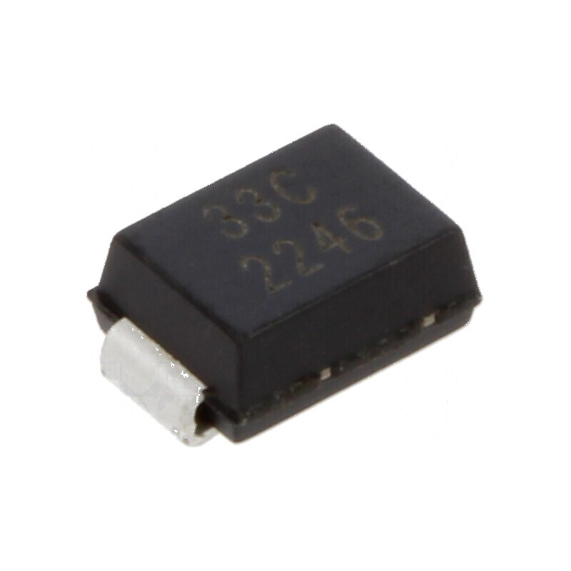Diodă TVS bidirecțională 0,6kW 33V 13,3A SMB rolă bandă | Electronic-mag.ro | Componente Electronice
