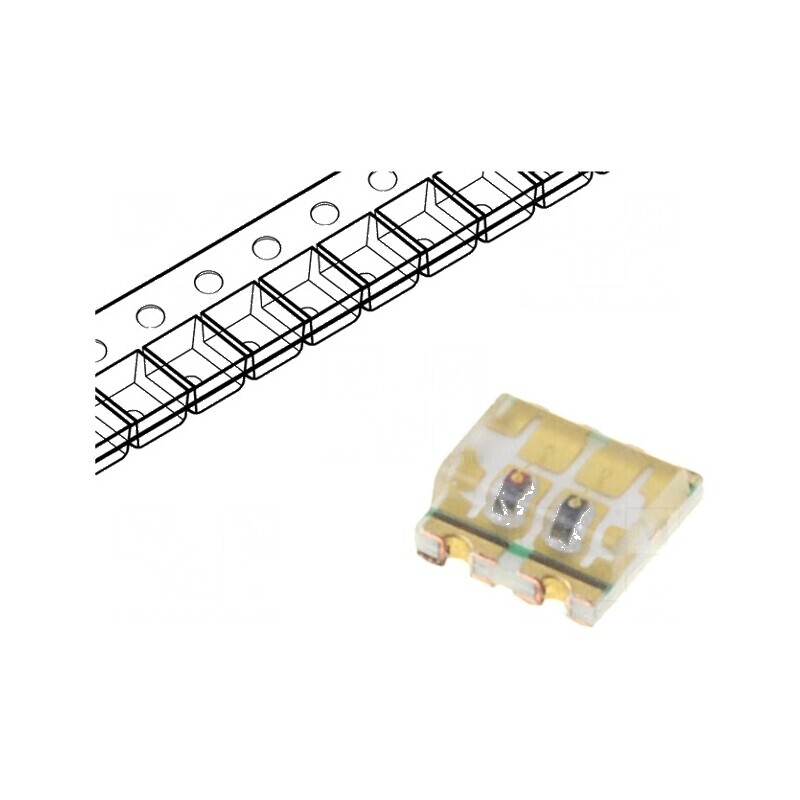 LED SMD 0603 roșie/verde 1,6x1,5mm 120° 5mA | Electronic-mag.ro | Componente Electronice LED SMD 0603 roșie/verde 1,6x1,5mm 120° 5mA | Electronic-mag.ro | Componente Electronice