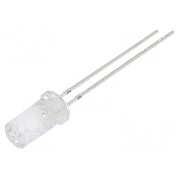 LED 5mm galben 750-1120mcd 50° plat | Electronic-mag.ro | Componente Electronice
