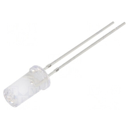 LED 5mm galben 750-1120mcd 50° plat | Electronic-mag.ro | Componente Electronice