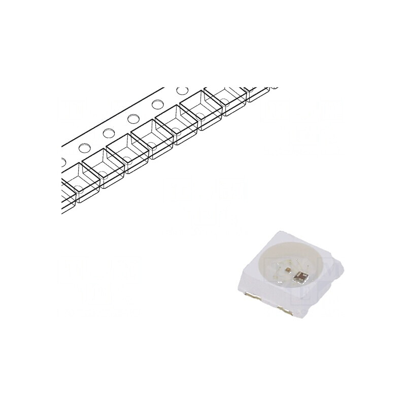 LED SMD 3535 RGB Programabil 3,5x3,7mm 3,7÷5,5VDC | Electronic-mag.ro | Componente Electronice