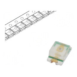 LED SMD 0805 roșie 25-40mcd 2,2V 20mA 54mW | Electronic-mag.ro | Componente Electronice