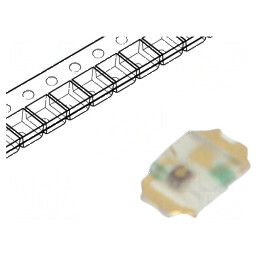 LED SMD 0402 galben-verde 1÷2,1mcd 1x0,6x0,2mm 1,9V 1mA 54mW | Electronic-mag.ro | Componente Electronice