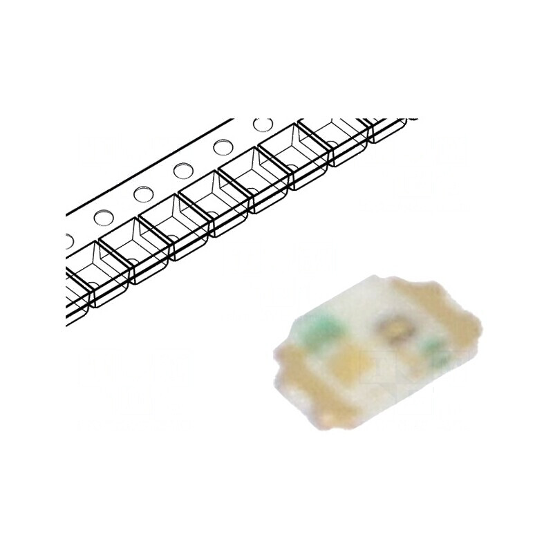 LED SMD 0402 roșie 25-60mcd 2V 20mA 625-635nm | Electronic-mag.ro | Componente Electronice
