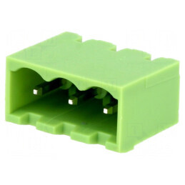 Regletă de conexiuni deconectabilă 5mm, 3 piste, tată | Electronic-mag.ro | Componente Electronice