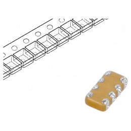 Condensator ceramic MLCC 1nF 100V X7R ±20% SMD 0612 | Electronic-mag.ro | Componente Electronice