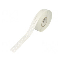 Etichetă poliester albă 1÷2mm -40÷150°C prin orificiu WM | Electronic-mag.ro | Componente Electronice