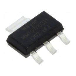 Tranzistor N-MOSFET unipolar SOT223 | Electronic-mag.ro | Componente Electronice