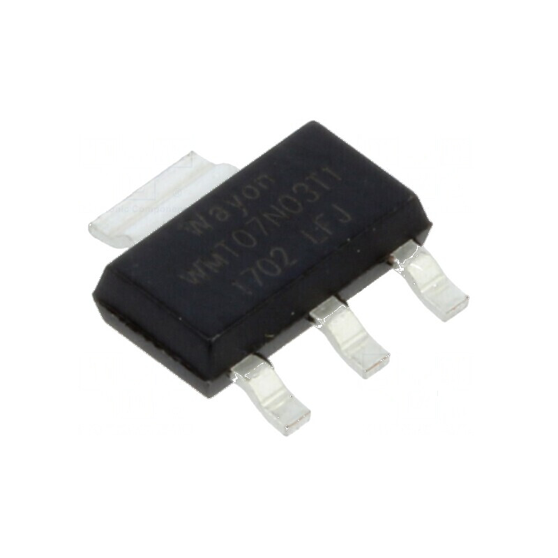 Tranzistor N-MOSFET unipolar SOT223 | Electronic-mag.ro | Componente Electronice