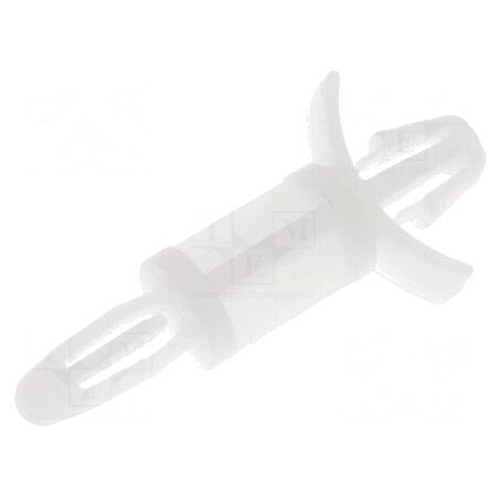Distanțier PCB poliamidă 12,7mm clichet natural | Electronic-mag.ro | Componente Electronice