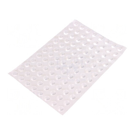 Picioruş autoadeziv semitransparent din polietilenă H: 3,8mm | Electronic-mag.ro | Componente Electronice